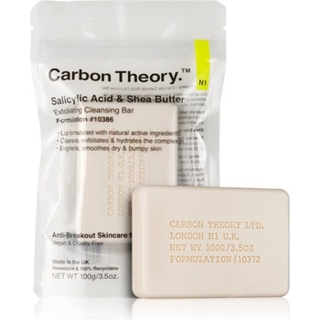 Carbon Theory Salicylic Acid & Shea Butter нежен почистващ сапун с пилинг ефект 100 гр