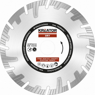 Kreator Diamantový segmentový kotúč 150 mm KRT084103