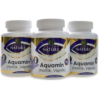 Golden Nature Aquamin vápník + hořčík 300 kapsúl