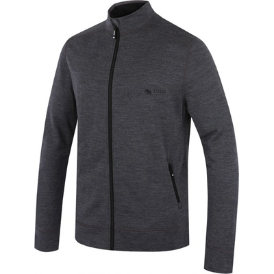Zulu Merino Hoodie 230 sivá
