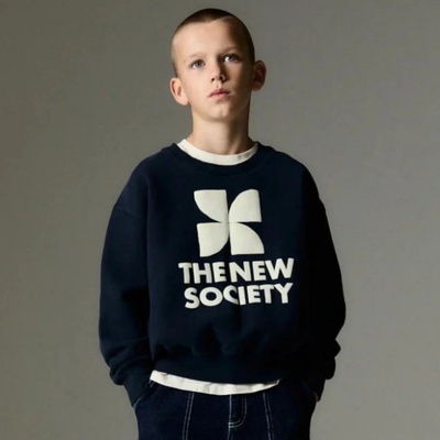 The New Society mikina Space Midnight navy