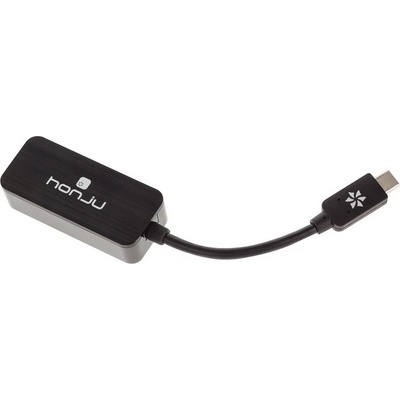 Honju USB-C to Gigabit Ethernet Adapter HGEA-C - Ethernet адаптер за MacBook и компютри с USB-C (сребрист) (HGEA-C)