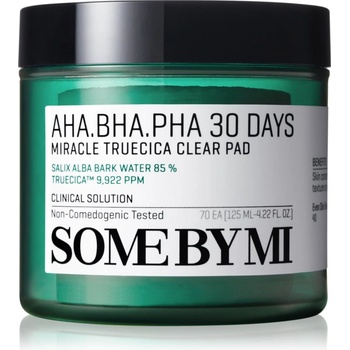 Some By Mi AHA∙BHA∙PHA 30 Days Miracle Truecica Clear Pad почистващи тампони за проблемна кожа, акне 70 бр