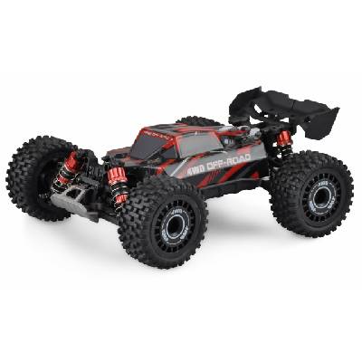 Amewi RC Hyper Go Buggy brushed 4WD 1:16 RTR, červená (Amewi Hyper Go Buggy, 4WD, 1:16, RTR, brushed, LED osvětlení, nastavitelný podvozek, kovová kardanová hřídel, CVD kovové h