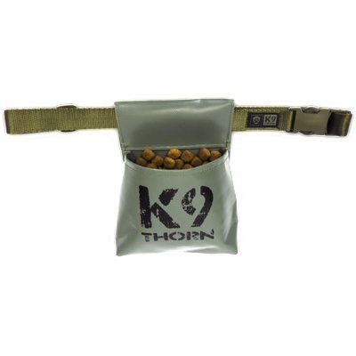 K9 Thorn Отворена торбичка за лакомства, с колан, маслиненозелена (0001/21)