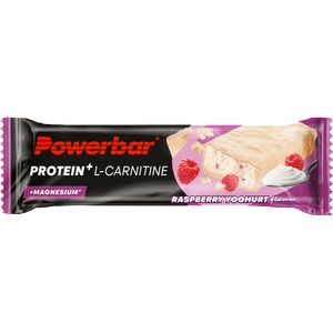 PowerBar Протеин плюс бар + l-карнитин - малина - кисело мляко