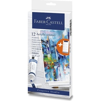 Faber Castell akrylové farby v tube 12 x 20 ml