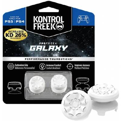 Аксесоар KontrolFreek Performance Thumbsticks FPS Freak Galaxy White (2807-PS5 W/W)