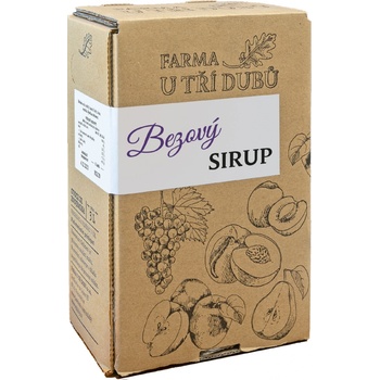 FARMA U TŘÍ DUBŮ Bezový sirup 3 l