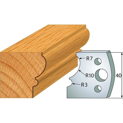 IGM Professional IGM Profil 105 - pár nožov 40x4mm SP F026-105