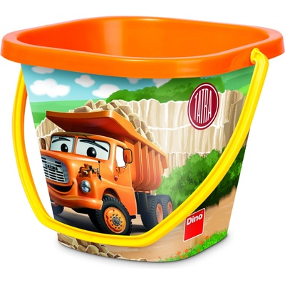 Dino Baby kyblík plastový hranatý TATRA 2l na písek 17cm – Sleviste.cz