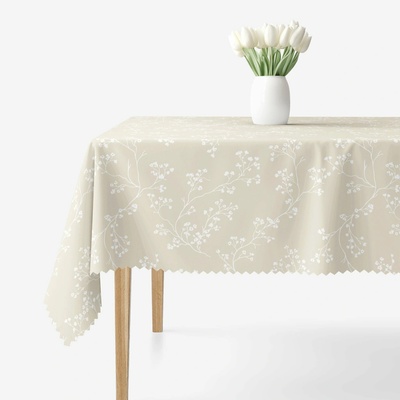 Goldea hranatý teflónový obrus popínavé rastliny 100x140 cm