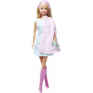 Simba Toys Кукла Simba Toys Steffi Love - Cape Fashion, с розово наметало и рокля, 29 cm (105733678)