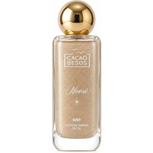 Cacao Besos Парфюмно сухо олио за тяло със златист блясък Nooré, 100 ml - baby