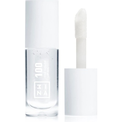 3INA The Color Lip Oil hydratačný olej na pery 100 Crystal clear 4 ml