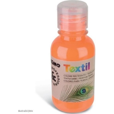 Barva na textil Primo FLUO 125 ml oranžová