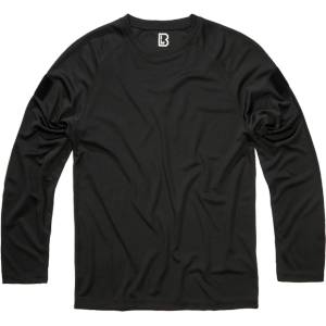 Brandit Мъжка бързосъхнеща тениска с дълъг ръкав Quick Dry, черна (4231.11002)