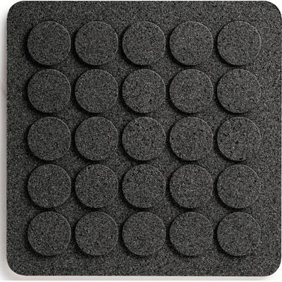 Born in Sweden Подложка за горещи съдове Dots корк черна (7340233)