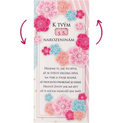 Mléčná 100 g - Dámská k narozeninám s otočným číselníkem