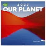REALSYSTEM Календар с картинки REALSYSTEM 300x300 мм „Нашата планета 2027 (6097-OP)