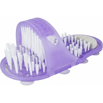 HomeLife Pedikúrna kefa 2 v 1 fialová