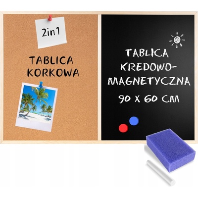 Creative Home Korková magnetická tabule 90 x 60 cm