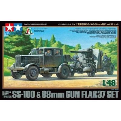 Tamiya SS 100+88mm Flak 37 1:48
