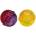 Ferplast Translucent balls - Играчка за кучета и котки, пластмасови топчета 2 броя със звънче, 4 см