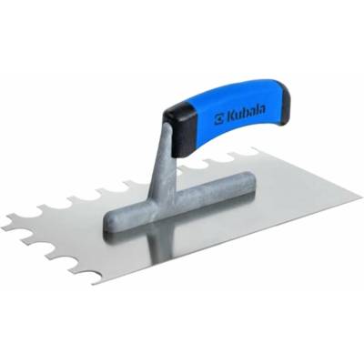Xtline Hladítko nerez půlkulatý zub, 270 x 130 mm, gumová rukojeť M