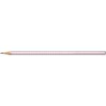 Faber-Castell Графитен молив, B, триъгълен, FABER-CASTELL "Sparkle", розов металик 118261 (118261)