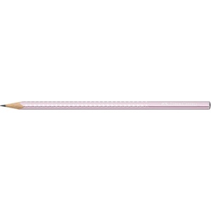 Faber-Castell Графитен молив, B, триъгълен, FABER-CASTELL "Sparkle", розов металик 118261 (118261)