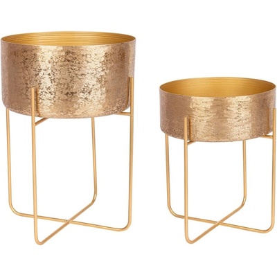 Bizzotto КОМПЛЕКТ 2 varanasi СТОЙКИ ЗЛАТНИ ВАЗИ (0182954)