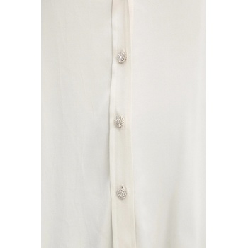 ANSWEAR Риза Answear. LAB дамска в бяло със свободна кройка с класическа яка (bombay.flk)