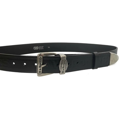 Belts 15-60 kožený opasek černý