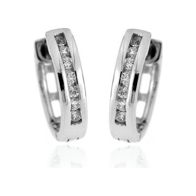 Zlatnictví U Kostela zlaté kroužky s bílými zirkony 687