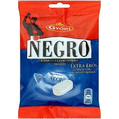 Győri Negro Originál extra silné tvrdé bonbóny neplněné 79 g