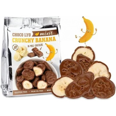 Mixit Křupavé banánky v čokoláde do kapsy 70 g