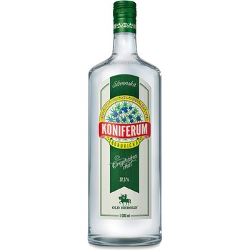 Koniferum Borovička 37,5% 1 l (čistá fľaša)