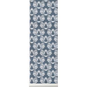Ferm Living Тапет Birds тъмнозелен (183)