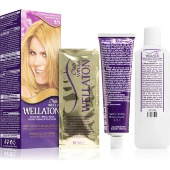 Wella Wellaton Intense перманентната боя за коса с арганово масло цвят 9/1 Special Light Ash Blonde