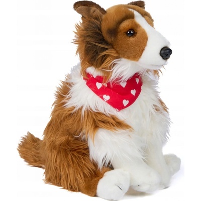 UNI TOYS Pes Skotský ovčák lessi 25 cm