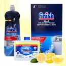 Finish sada do umývačky leštidlo Lemon 800 ml + sol 1,5 kg + čistič 250 ml