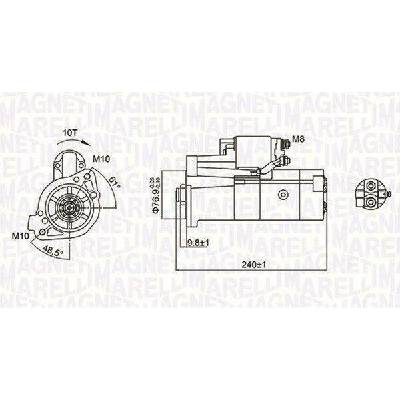 Startér MAGNETI MARELLI MQS1221