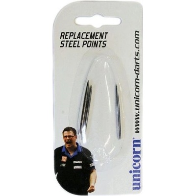 Hroty na šípky kovové Unicorn Needle STANDARD (hroty na šípky, sada 3ks)