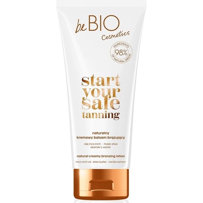 beBIO Safe Tanning tónovacie mlieko na telo 200 ml