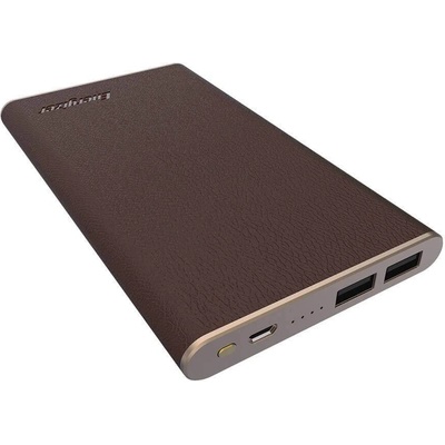 Energizer Ultimate Premium Power Bank 10000 mAh - преносима външна батерия с 2xUSB-A изходи за зареждане на мобилни устройства (кафяв)