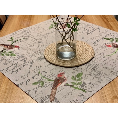 Bytema vyšívaný ubrus Ptáček 40x140cm