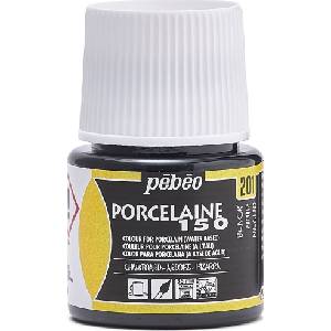 Pébéo Porcelain Paint Боя за порцелан Black 45 ml 1 бр (024-201)