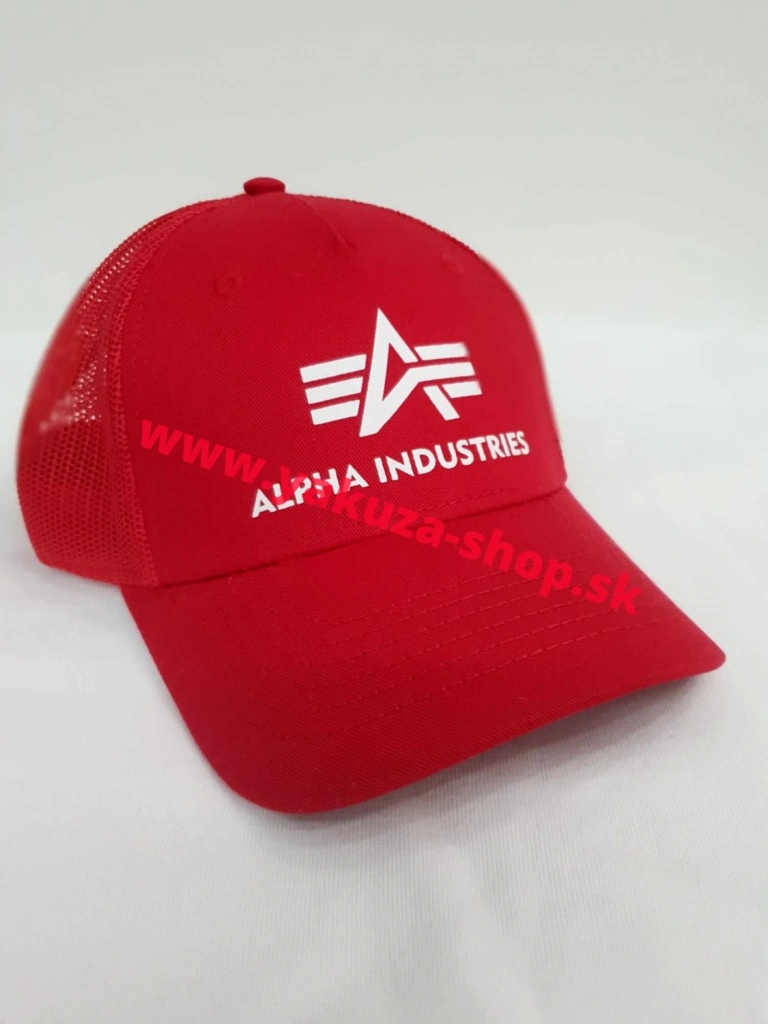 Alpha Industries Basic Trucker Cap speed red