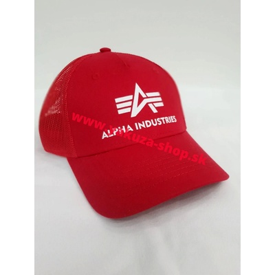 Alpha Industries Basic Trucker Cap speed red